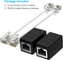 Phone Jack to Ethernet Cable Adapter, RJ45 Female to RJ11 Male for Landline Telephone Service (2 Pack)