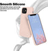 OTOFLY iPhone 12 and 12 Pro Case 6.1 inch (2020), Silky and Soft Touch Premium Liquid Silicone Rubber Full-Body