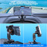 DRPHKTT 360 4-7 inches Universal Rotating Dashboard Phone Holder for Car - Spring Clip Car Phone Mount, No Adhesive No