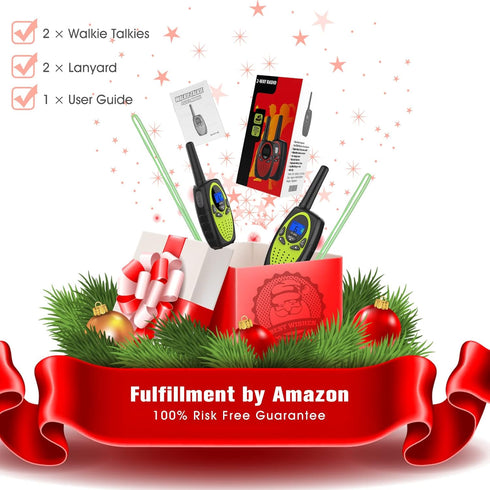 Walkie Talkies Long Range, M880 FRS Two Way Radio for Adults & Kids with Mic LCD Screen, Durable Wakie-Talkies