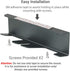 VRGE VR Stand Under Desk Storage Hook Organizer for Meta Oculus Quest 3/2, PS5 VR2, Valve Index Headsets