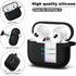 R-fun Compatible with AirPods 3 Case Cover, Silicone Protective Skin with Keychain for Apple AirPod 3rd Generation 2021
