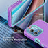 Annymall Motorola Moto G Stylus 4G 2023 Case - Heavy Duty 3-Layer Rugged Defender Cover with 2 Screen Protectors