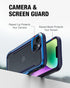 RAPTIC Shield Case for iPhone 14 Plus, Shockproof Clear Case, Military Grade 10ft Drop Tested, Durable Aluminum Frame,