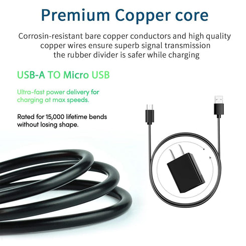 Wireless Portable Speaker Wall Charger Cable for Bugani M83 M90 M99 M115 M118 M128 M130
