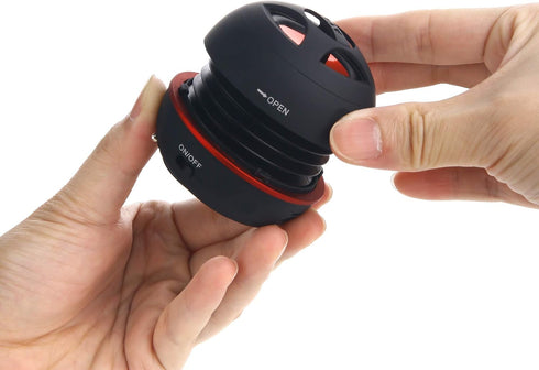 AYL Mini Speaker System - Portable Plug-in Speaker with 3.5mm Aux Input for Laptop, MP3, iPhone, iPad, Black