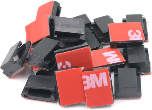 Mini Self Adhesive Car Cable Ties Mounts Holder with 3M Adhesive for Car Charging Cable Clips (20PCS)