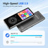 AGPTEK 64GB MP3 M7 1.8 inch 128GB Player with Bluetooth, Music Player with Speaker and FM Radio, Touch Buttons