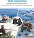 220 4.3" 5000mAh 65ft (65FT) FourQ Underwater Fishing Camera, Ultra-Wide Angle Video Fish Finder with HD LCD Monitor