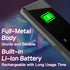 Vaktare Gud 128GB MP3 Player with Bluetooth, Portable Music Player with Built-in Speaker, Enjoying Your Digital Music