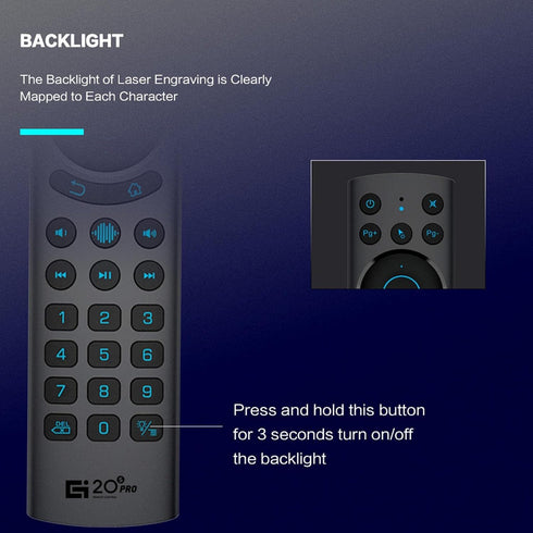 ZEZEFUFU G20S 2.4G Replacement PRO BT Wireless Voice Air Mouse for Android TV Box Smart TV Remote
