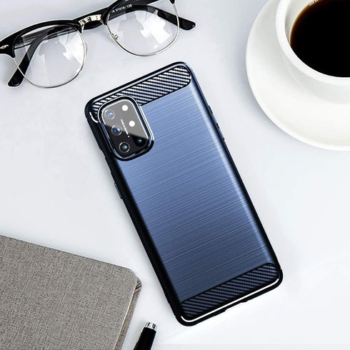 Osophter Case for Oneplus 8T, Shock-Absorption Flexible TPU Rubber Cover with Screen Protector