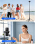 PEUJTEO 70" All-in-1 Auto Pop up Selfie Stick Tripod, Aluminum Celly Phone Selfie Stick for iPhone Android