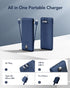 VEGER Portable Charger for iPhone with Built-in Cables and Wall Plug, 10000mAh Slim Fast Charging Power Bank