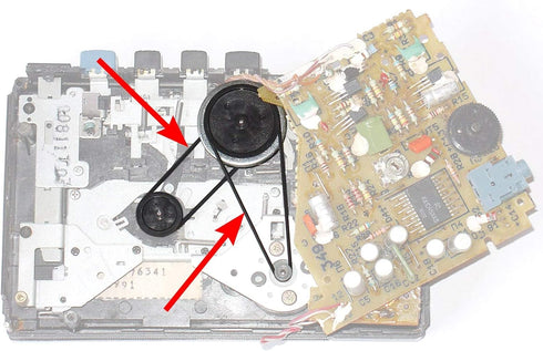 Cassette Cassette 40-135 MM (50PCS) 4MM) Recorder Rubber Belt - Recorder Repair Maintenance Mix Flat Tape Machine