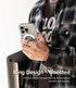 Ringke Smart Ring Magnetic Phone Grip, Extra Strong Magnet 4.45mm, Super Slim Kickstand Multi-Functional Holder - White