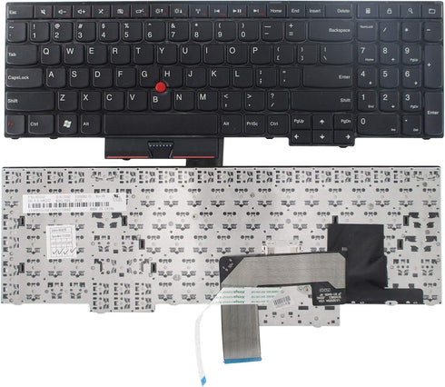 Laptop Keyboard Replacement for ThinkPad Edge E530 E530C E535 E545, 15.6 inch, Black US Layout