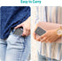 Portable Charger with Built-in Cables, 10000mAh Slim USB C Power Bank, High Speed External Battery Pack for iPhone