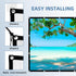 HUANYINGBJB Projector Screen - 4K 16:9 HD Foldable Double-Sided Portable Outdoor Indoor Screen for Movie Home Theater