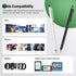 Mixoo Stylus Pens for Touch Screens, 2-in-1 High Sensitivity Retractable Stylus with Upgraded 6mm Disc Tip for iPad,