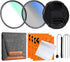 K&F Concept 82mm UV CPL Lens Cap Filters Kit, Multi-Coated MCUV, Circular Polarizer, Lens Cover, Cleaning Cloths