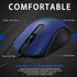 Hoteam 12 Pcs Blue Wired Computer Mouse Bulk Cord USB Computer Mice Ergonomic Wired Mouse for Pcs, Computers, Laptops