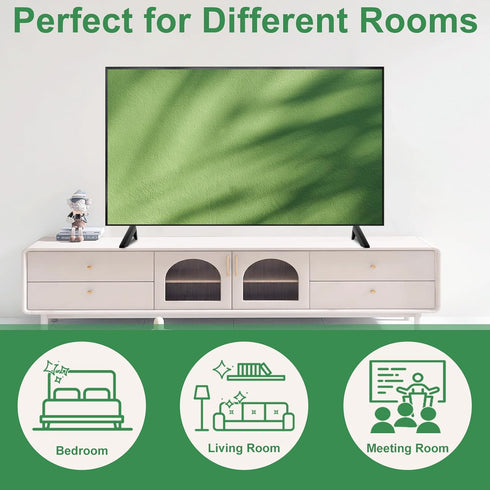 Motiexic Set, 2 Non-Universal TV Stand Only for Insignia TV Legs Replacement with Screws Only for Insignia Roku TV