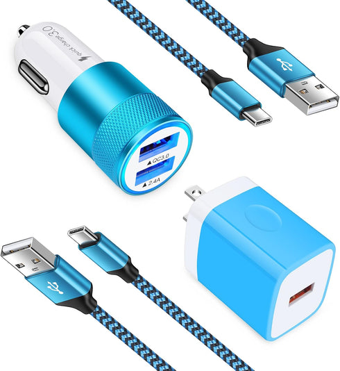 Quick Charge 3.0 Fast Phone Charger Compatible for Samsung Galaxy A Series A55 A35 A15 A53 5G A71 A51 A52 A42 A32 A12