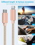 Marchpowe USB C to Lightning Cable, MFi Certified iPhone 14 Fast Charger Cord, 3Pack 6ft Charging Cable
