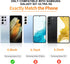 3 Pack Curved Tempered Glass Screen Protector for Samsung Galaxy S21 Ultra 5G (6.8 inch) - HD Clear, Fingerprint ID