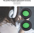 Razer Kraken 7.1 V2 Pro Headphone Ear Pads - Soft Leather Replacement Cushions (Green) for Ultimate Comfort.