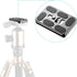 Neewer 2 Pieces Metal PU-60 Universal Quick Shoe Plate with 1/4 inch Screw for Camera Tripod
