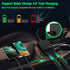 Multi Ports USB Car Charger, 96W 6 Port QC3.0 Fast Adapter with Four Quick Charge Ports for Smart Phone & Tablets