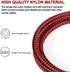 4Pack Micro USB 2.0 Cable Replacement 3FT/6FT/6FT/10FT for Samsung Galaxy S7 Edge S6 J7, Moto G5, Android Smartphones
