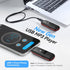 AGPTEK 64GB MP3 A55PL 2 1 USB C Player, in Type-C & USB Stick Music Player Supports Replaceable AAA Battery, FM Radio
