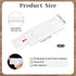 Giantree 6 Pack Self Adhesive Power Strip Holder, Punch Free Socket Holder for Kitchen Home Office