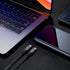 240W Thunderbolt 4 Cable 3ft, USB C Monitor Cable for 40Gbps Data Transfer and 8K/Dual 4K Video Compatible with