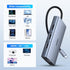 USB C Docking Station Dual Monitor Adapter for Dell HP, 8 in 1 USB C Hub Dongle to 4K HDMI+DP+VGA
