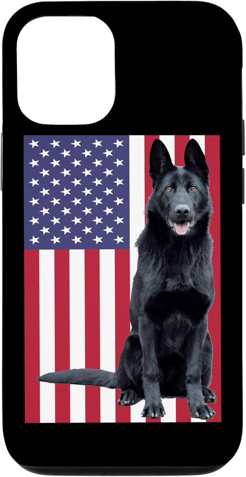 Black German Shepherd Case for iPhone 12/12 Pro - Stylish Protection for Your Device
