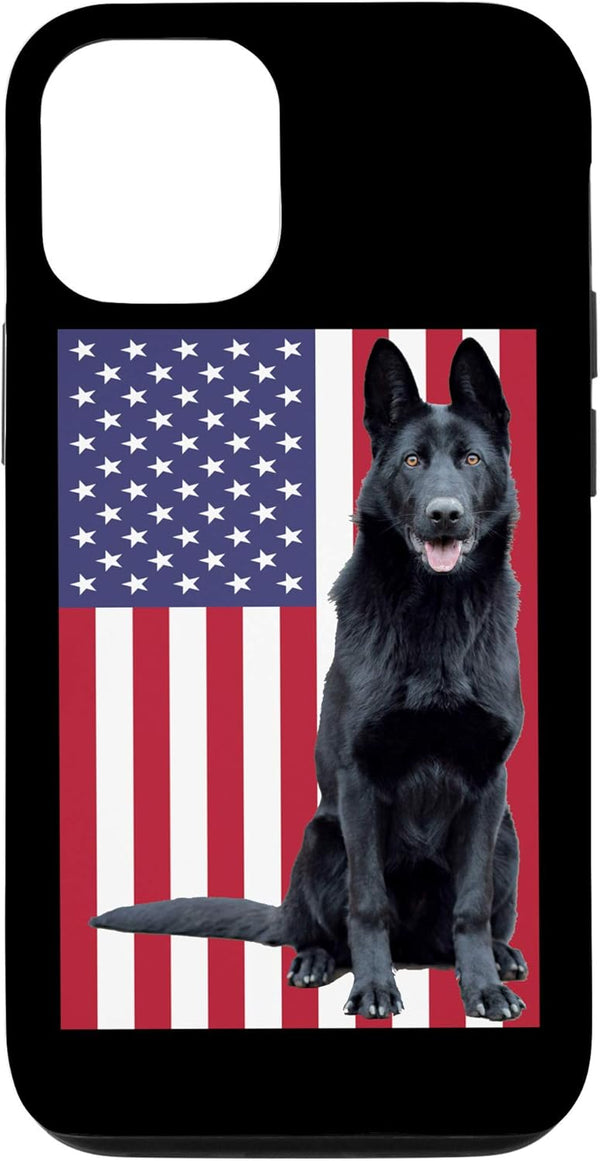 Black German Shepherd Case for iPhone 12/12 Pro - Stylish Protection for Your Device