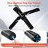 Heliora 4-in-1 2 Phone Tripod, Magnetic Mini Selfie Stick,Pocket Size Selfie Stick with Wireless Detachable Remote