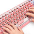 91PCS Udefineit Long Nails Keyboard Stickers, Self-Adhesive Keyboard Bubbles for Long Nails Typing and Gaming