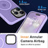 MOCCA Slim Translucent Matte Case for iPhone 15 Pro Max, 13FT Military Drop Protection, MagSafe Compatible, Light