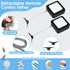 I3C 1 7.5ft/2.3m PCS TV Remote Leash with Cable Lock Retractable Remote Control Tether TV Remote Leash with Cable Lock