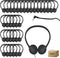 WAHUWAY 20 Pack Class Bulk Headphones for Kids Students School Classroom Bulk Earphones