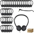 WAHUWAY 20 Pack Class Bulk Headphones for Kids Students School Classroom Bulk Earphones