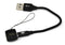 Zotech Charge Clip for Jaybird X3/X4 - Black with 6" Braided Micro USB Cable Replacement.