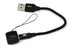 Zotech Charge Clip for Jaybird X3/X4 - Black with 6" Braided Micro USB Cable Replacement.