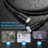 EKYLIN 16FT 5M Waterproof 4-Pin Car Video Extension Cable for CCTV Rearview Camera Truck Trailer