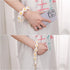 2 PCS Boho Macrame Phone Wrist Strap, Cute Cell Phone Lanyard with Tether Tab for Women Girls (White+Green)